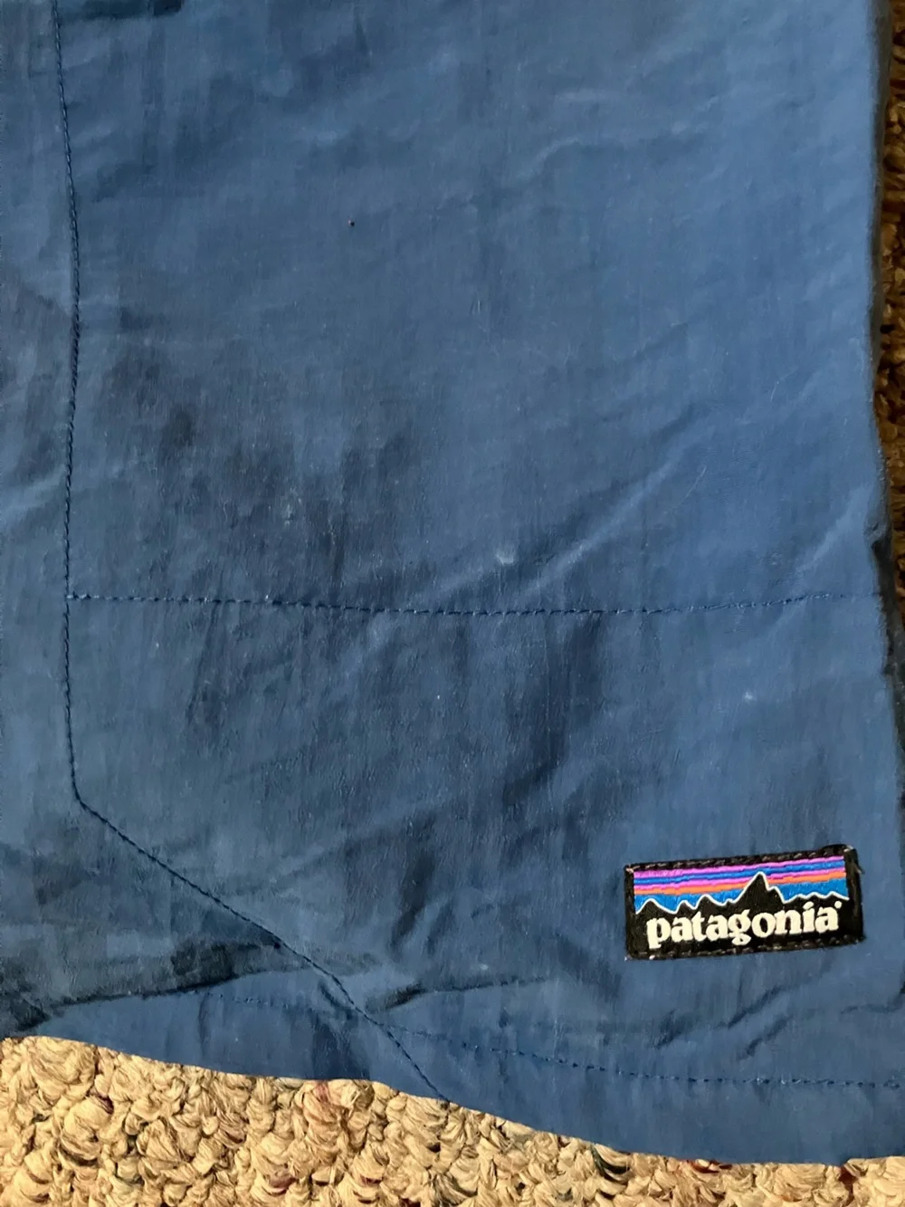 Patagonia Baggies Lined Swim Shorts Pocket Drawstring Mens XXL *READ Elastic Dry